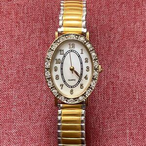 VINTAGE 70/80S AVON SPEIDEL TWIST-O-FLEX STRETCH BAND WATCH RARE ITEM